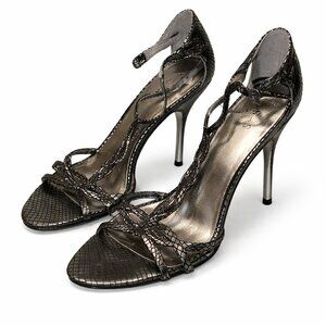 Guess Women’s Black Strappy High Heel Sandals Size 8